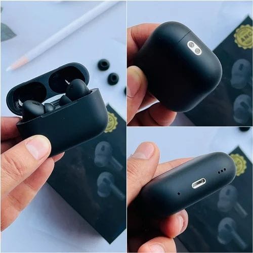 TWS Airpods Bluetooth Headsets Wireless Pods Pro Earpods Earphones -Black