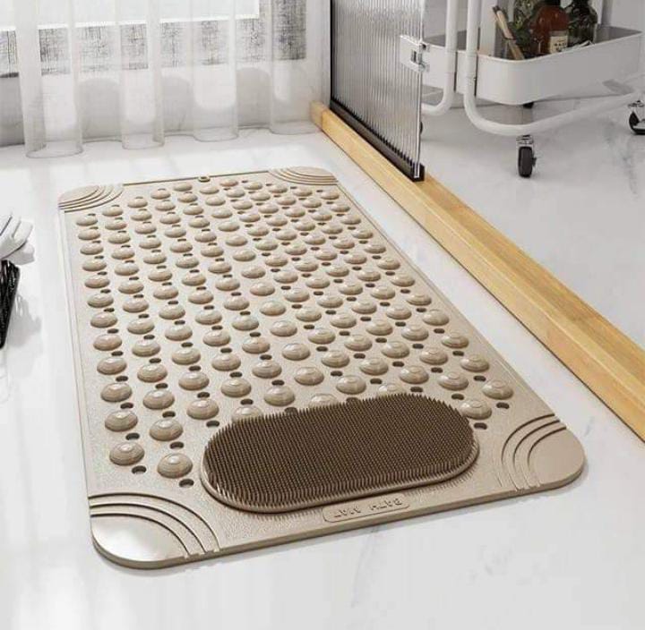 (50 by 80 cm) Anti-Slip Bathroom Mats+Foot Massage Bristles