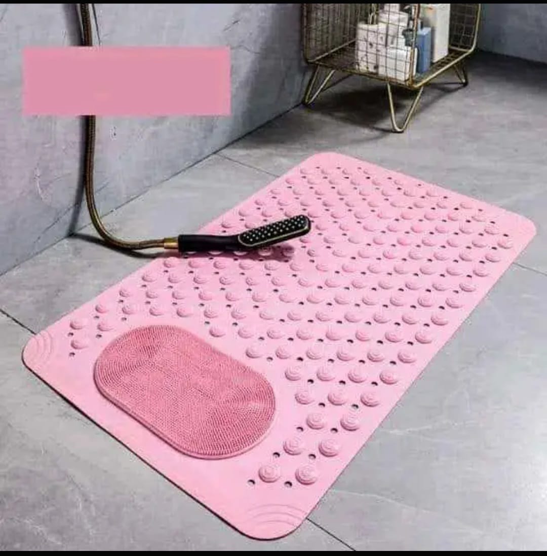 (50 by 80 cm) Anti-Slip Bathroom Mats+Foot Massage Bristles
