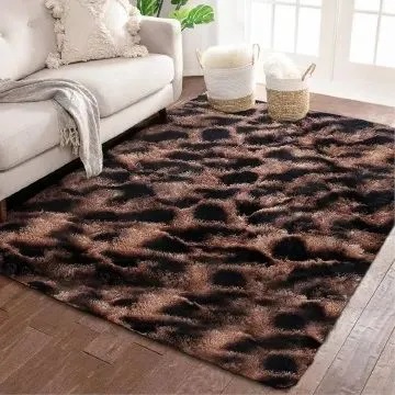 {Anniversary Deal} Soft 5 BY 8 Fluffy Carpets Indoor Plush Area Rugs for Living Room Bedroom Anti-Skid