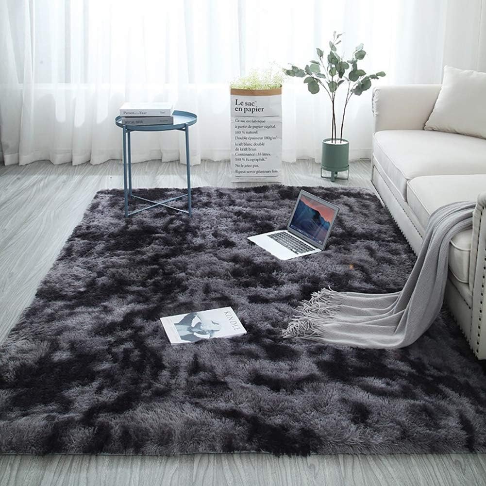 {Anniversary Deal} Soft 5 BY 8 Fluffy Carpets Indoor Plush Area Rugs for Living Room Bedroom Anti-Skid