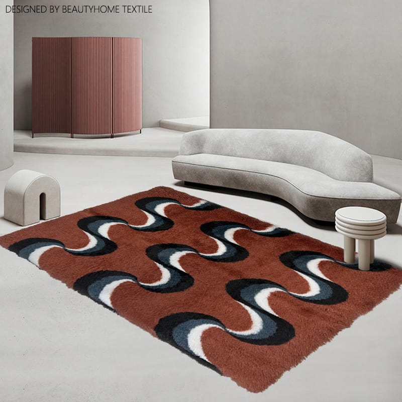 {Anniversary Deal} Soft 5 BY 8 Fluffy Carpets Indoor Plush Area Rugs for Living Room Bedroom Anti-Skid