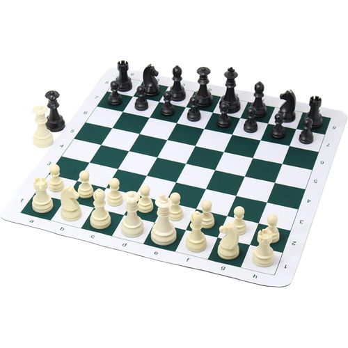 PROFFESIONAL Chess Board Game Mat+FREE Carrier Bag-large 50x50cm//TOURNAMENT CHESS BOARD