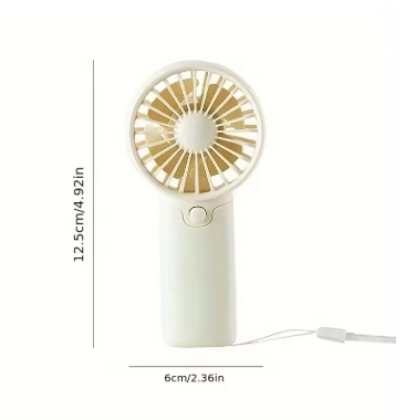 NEW ARRIVAL⚡⚡2025 Cute Mini Fan Portable Handheld Fan Lightweight Handy Fan Pocket Size Low Noise Small Electric Fan Student Gift Outdoor Fan