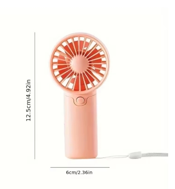 NEW ARRIVAL⚡⚡2025 Cute Mini Fan Portable Handheld Fan Lightweight Handy Fan Pocket Size Low Noise Small Electric Fan Student Gift Outdoor Fan