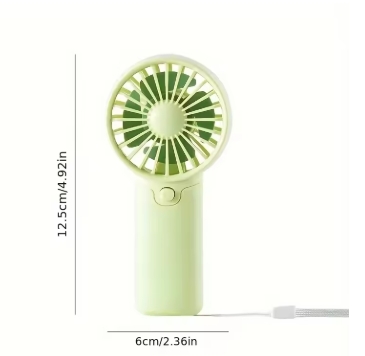 NEW ARRIVAL⚡⚡2025 Cute Mini Fan Portable Handheld Fan Lightweight Handy Fan Pocket Size Low Noise Small Electric Fan Student Gift Outdoor Fan