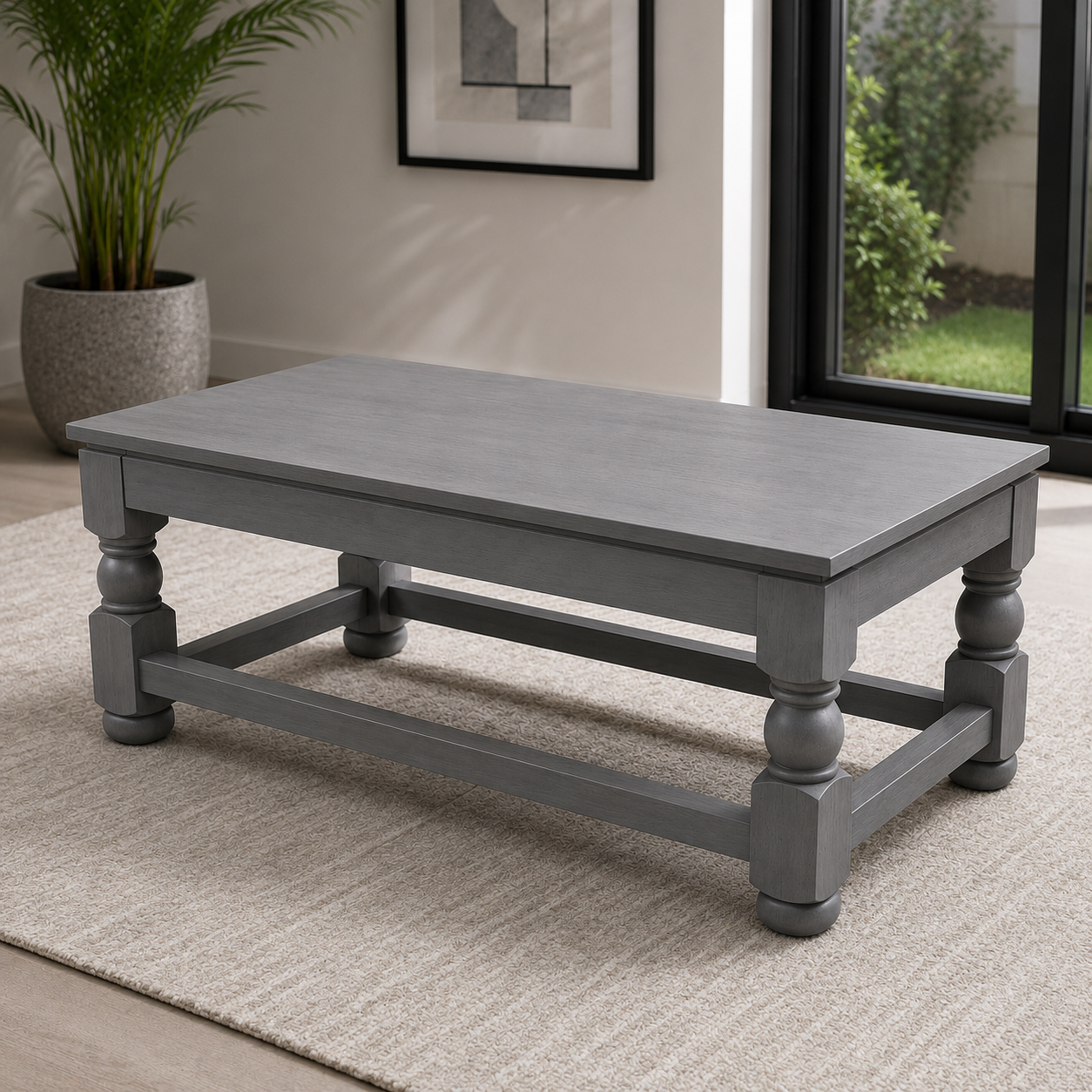 36 x 20 x 17 in Strong Hardwood Made Table