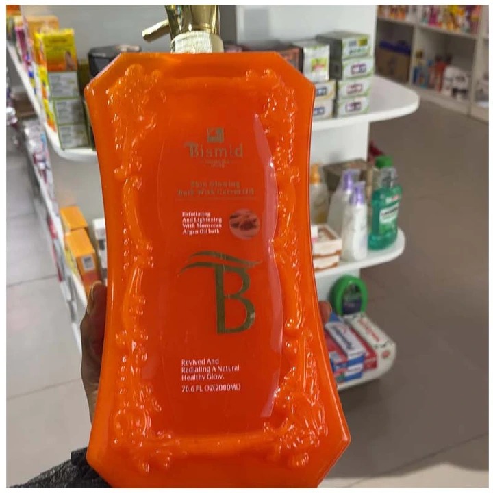 [LIMITED DISCOUNT] Bismid Carrot & Argan Oil Shower Gel 1000 ml – Skin-Glowing Bath Gel with Exfoliating Carrot, Nourishing Argan & Vitamin C – Brightens, Softens & Revitalizes Skin