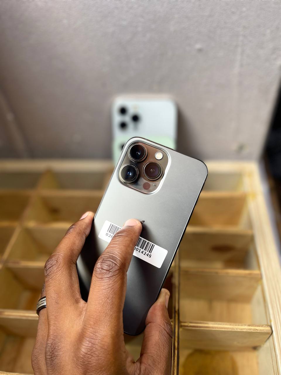 IPHONE 13 Pro IN EXCELLENT CONDITION, FULLY FUNCTIONAL WITH STRONG PERFORMANCE AND PREMIUM BUILD; MINOR BLACK SPOT ON SCREEN THAT DOES NOT AFFECT USABILITY OR OVERALL EXPERIENCE