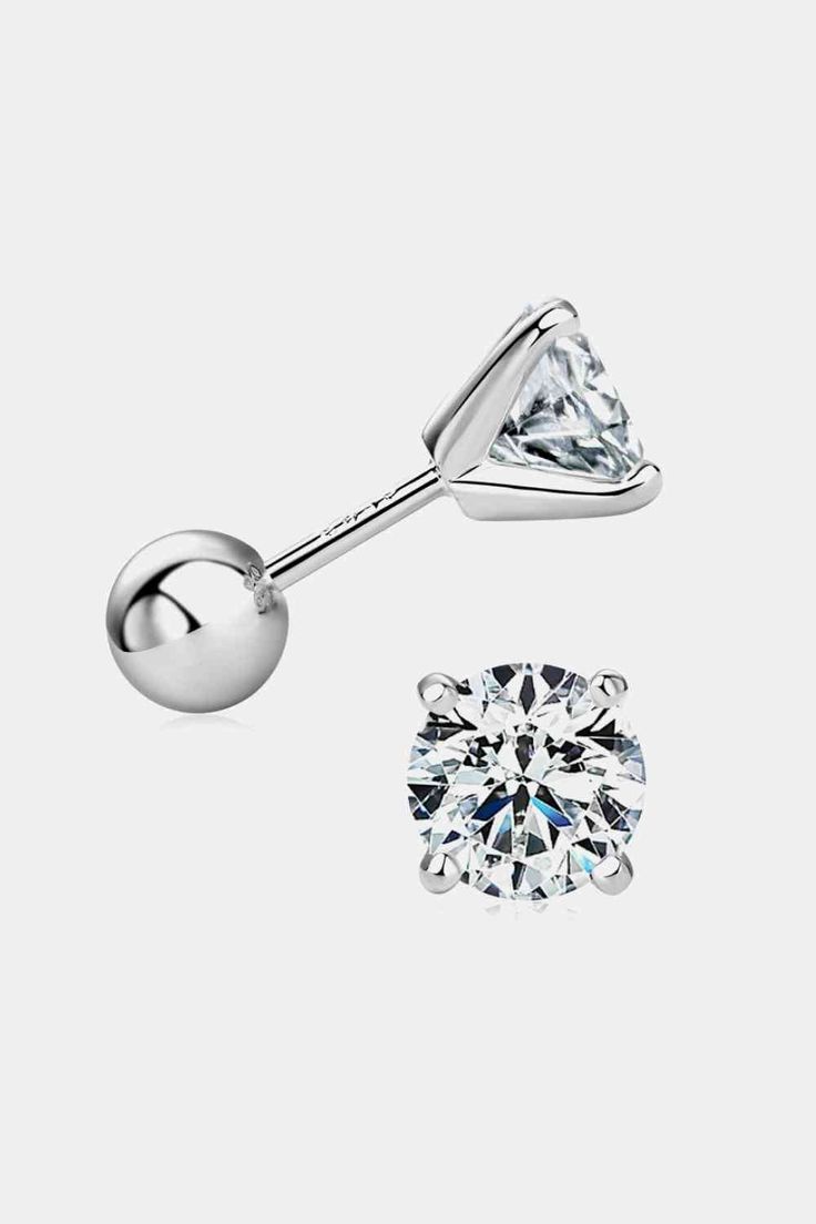 Single Gold-Plated Barbell Stud – Multipurpose Stainless-Steel Nose & Ear Piercing
