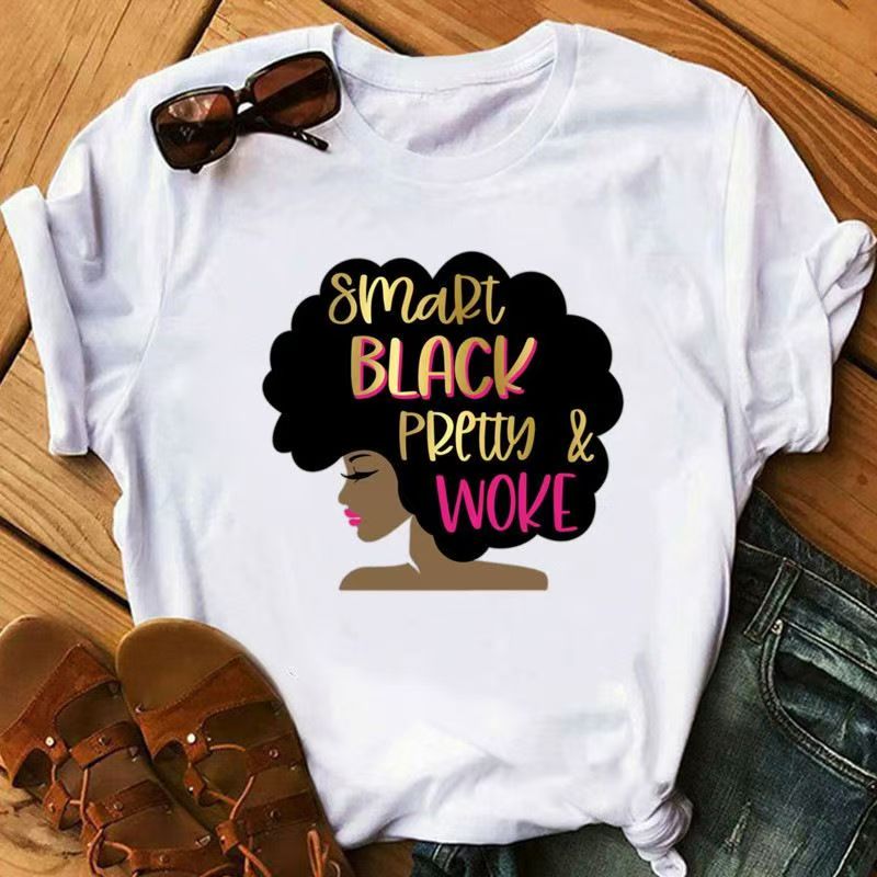 2pcs/set women T-shirt Women Clothes Tops Lady shirt fashion casual Tshirts women top girl print short sleeve personality t-shirt girls t-shirt women's clothes