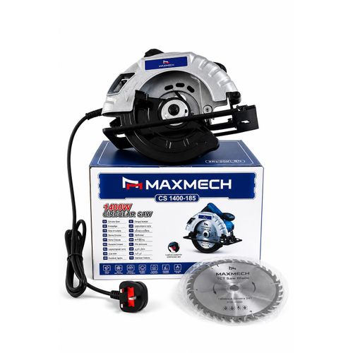 Maxmech Circular Saw - 1400W Circular Saw 7 inch. CS 1400-185. Cutting Saw