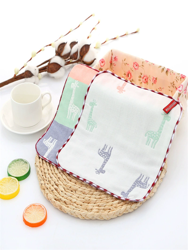 5pcs Baby Towel Bath Towels 100% Cotton Face Washcloth Muslin Squares Hand Wipe Gauze Newborn Bathing Feeding Kids Handkerchief