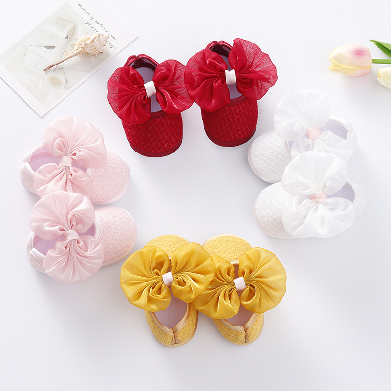 Baby shoes, newborn baby shoes, 0-1 year old children's shoes, soft soled princess shoes, 3-6-9 month walking shoes