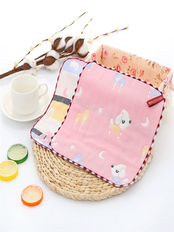 5pcs Baby Towel Bath Towels 100% Cotton Face Washcloth Muslin Squares Hand Wipe Gauze Newborn Bathing Feeding Kids Handkerchief