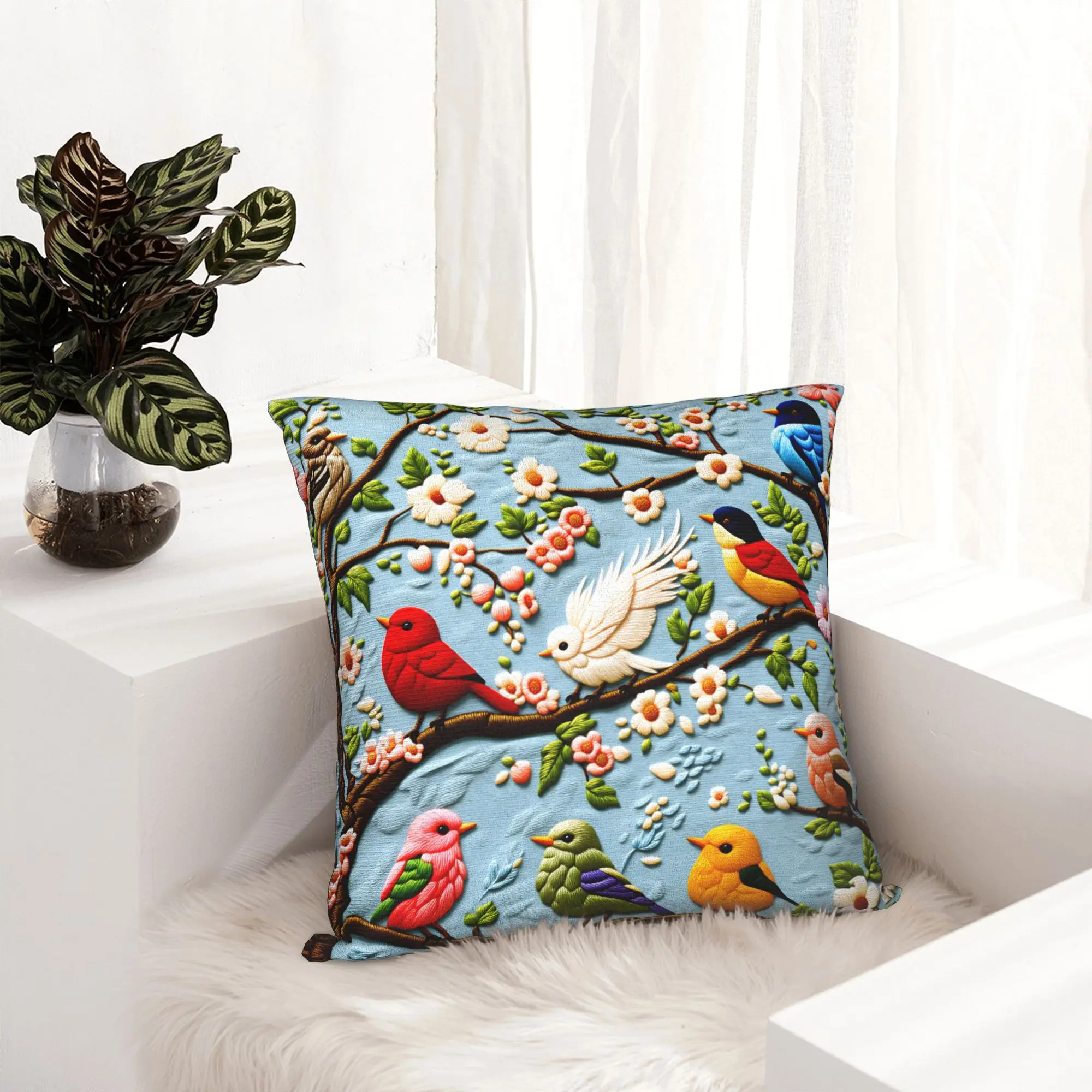 Cute Book Cat Party Cushion Cover Decor Cartoon Animal Pillowcase Printing Cojines Polyester Pillow Case for Sofa Home 45x45cm