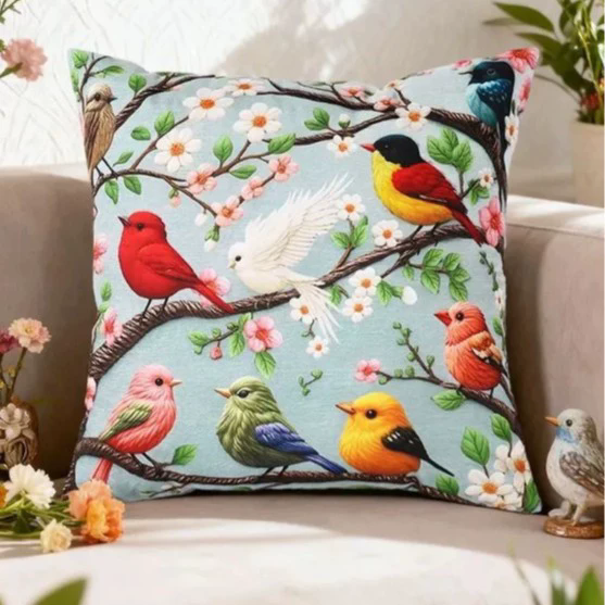 Cute Book Cat Party Cushion Cover Decor Cartoon Animal Pillowcase Printing Cojines Polyester Pillow Case for Sofa Home 45x45cm