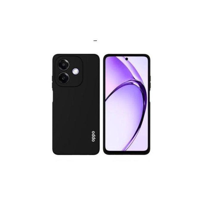Oppo A3X Soft Silicone Protective Cover – Shockproof Slim Phone Case, Black, Blue, Lilac and Pink