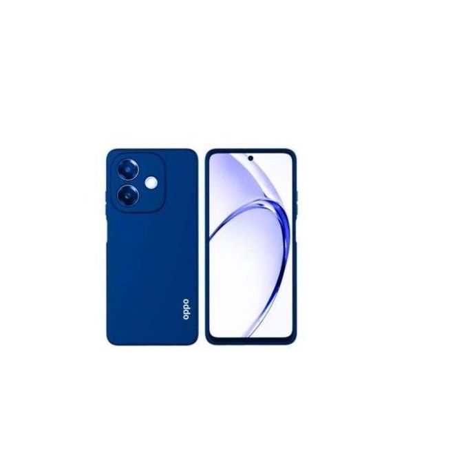 Oppo A3X Soft Silicone Protective Cover – Shockproof Slim Phone Case, Black, Blue, Lilac and Pink