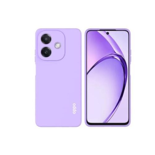 Oppo A3X Soft Silicone Protective Cover – Shockproof Slim Phone Case, Black, Blue, Lilac and Pink