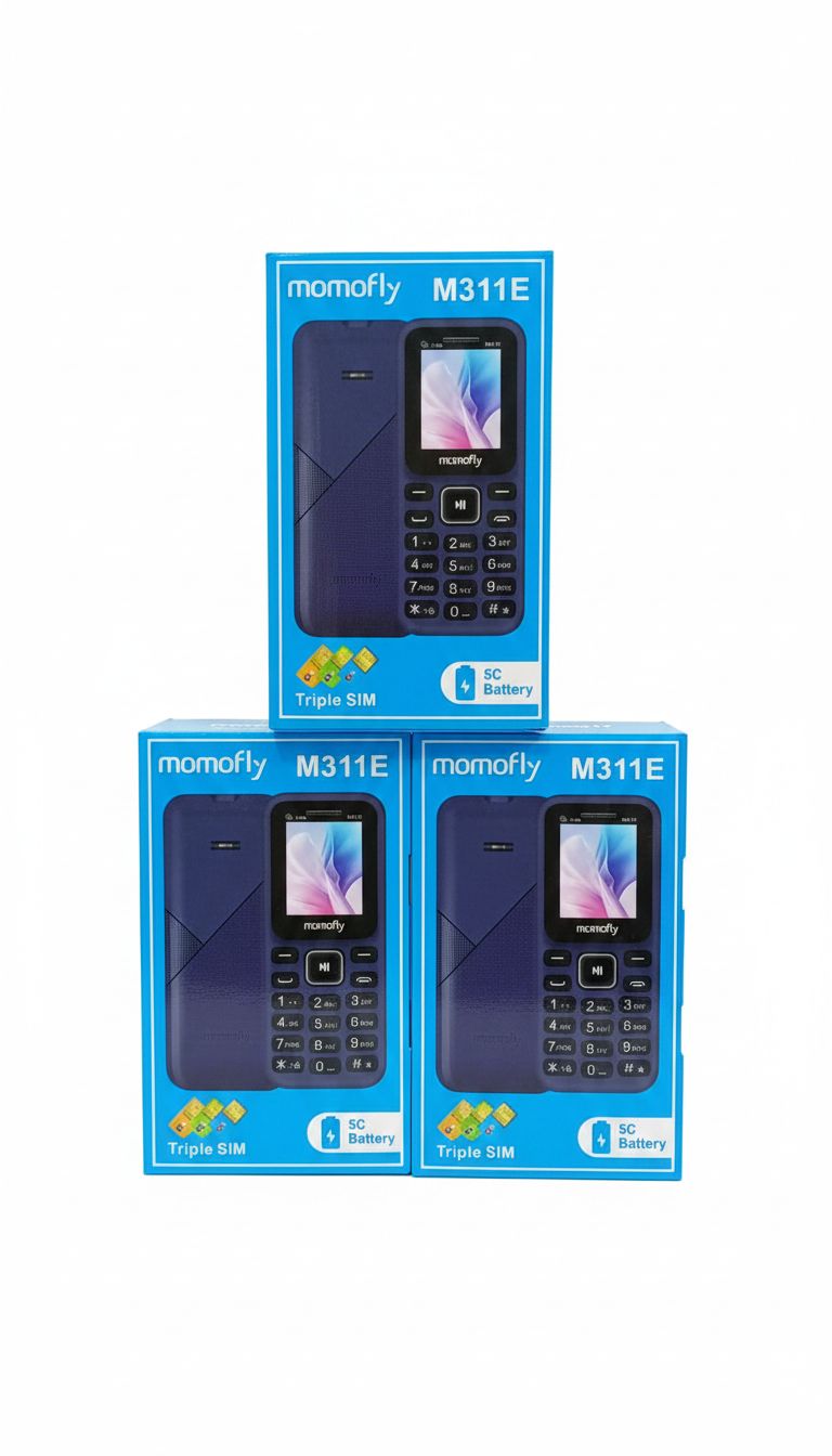 Button phones 
Triple SIM 
5C battery 
4g network 
Button phone