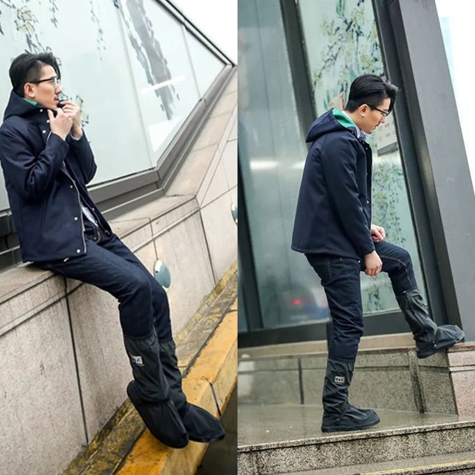 Rain Proof Shoe Cover  Men And Women Antifreeze Waterproof Rain Boot S -3XL