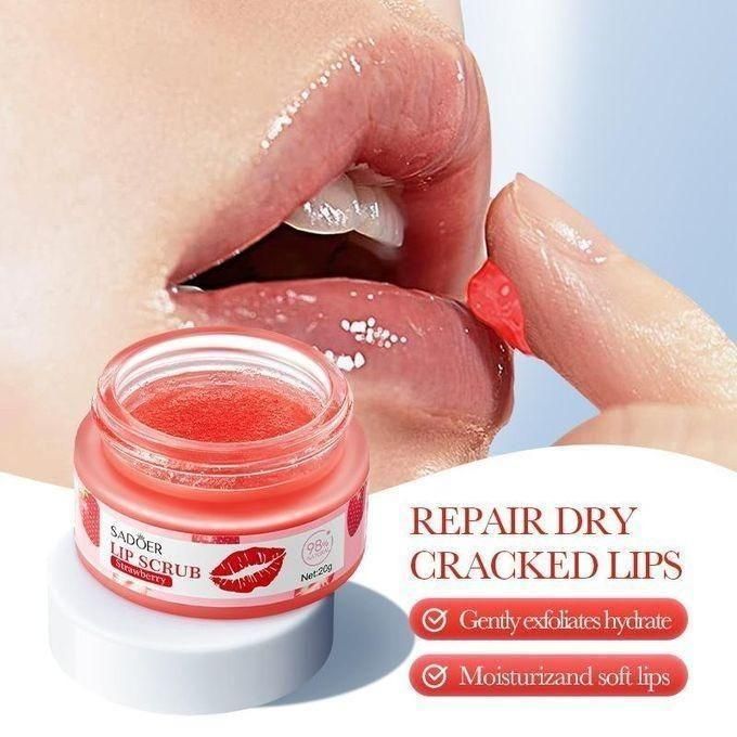 Lip Scrub Moisturizing Exfoliating for Dry Lips  Lip Scrub Remove Dark Lips Scrub Gentle Lip Exfoliator for Smooth and Brighter Lips