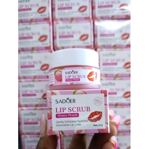 Lip Scrub Moisturizing Exfoliating for Dry Lips  Lip Scrub Remove Dark Lips Scrub Gentle Lip Exfoliator for Smooth and Brighter Lips