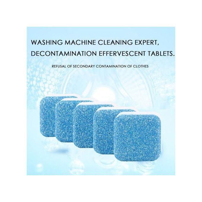 Washing Machine Cleaning Tablets 12PCS/Set Washing Machine Cleaner Deep Cleaning Remove Odor Deodorize & Remove Mold Washing Machine Decontamination