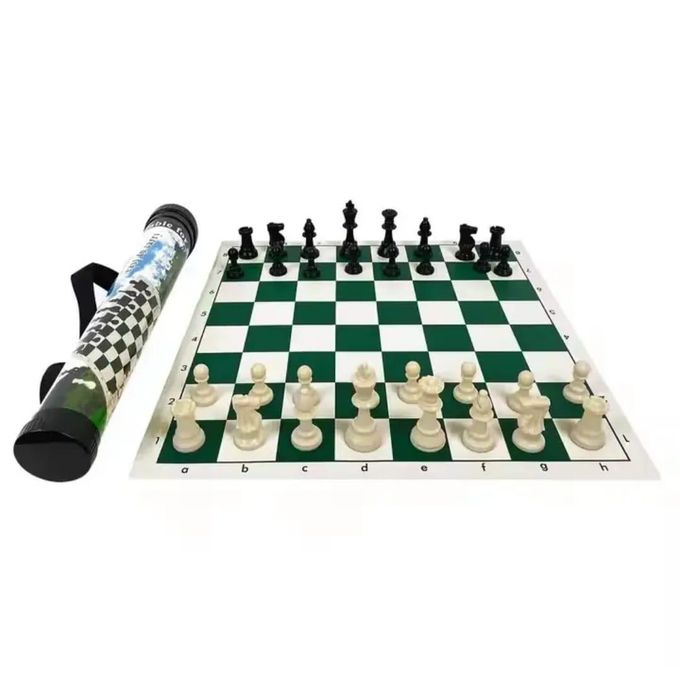 Portable Tournament Chess Board Game Mat+FREE Carrier Bag