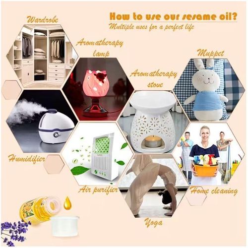 Essential Oils – Natural Aromatherapy Oils for Relaxation & Air Freshening for Humidifies & Diffusers - Yoga, Meditation & Home