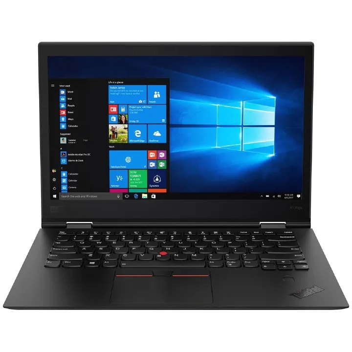 Refurbished Lenovo ThinkPad X1 Yoga X360 Core i7 8th Gen 16GB RAM 512GB SSD 14 Inch FHD Touchscreen 1.8GHz - 4.9GHz Quad Core Windows 11 Pro MS Office HDMI Webcam 2in1 Convertible Laptop + Stylus Bag