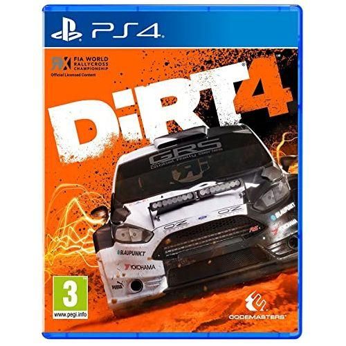 Brand New Original PS4 Dirt 4 Game Disc | Genuine PlayStation 4 Racing Game Blu Ray Disk | High Speed | Rally | Off Road Simulation Game for PS4 Console Gaming Kenya