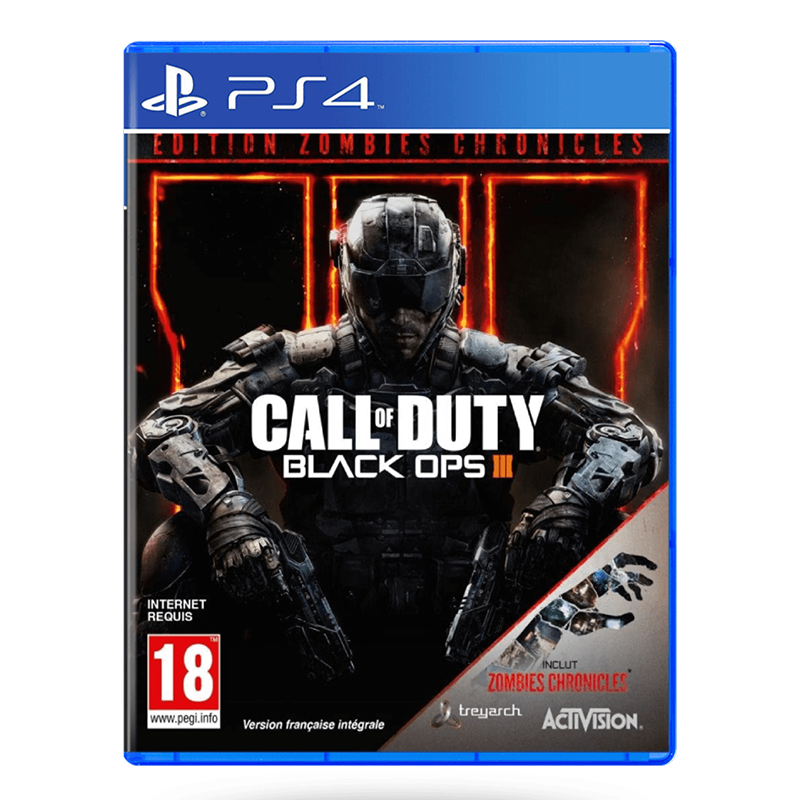Brand New Original PS4 Call of Duty Black Ops 3 Game Disc | Genuine PlayStation 4 COD Black Ops III Blu Ray Game Disk | Multiplayer Campaign Zombies Action Gaming Kenya