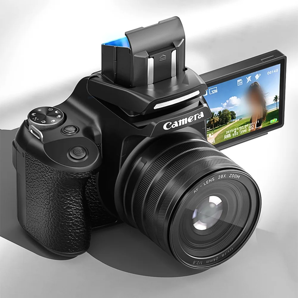 【Bantu Box】DC207 68MP Digital Camera With 28X Zoom & 4K Video High Definition DSLR Digital Camera For Vlogging Photography Accessories