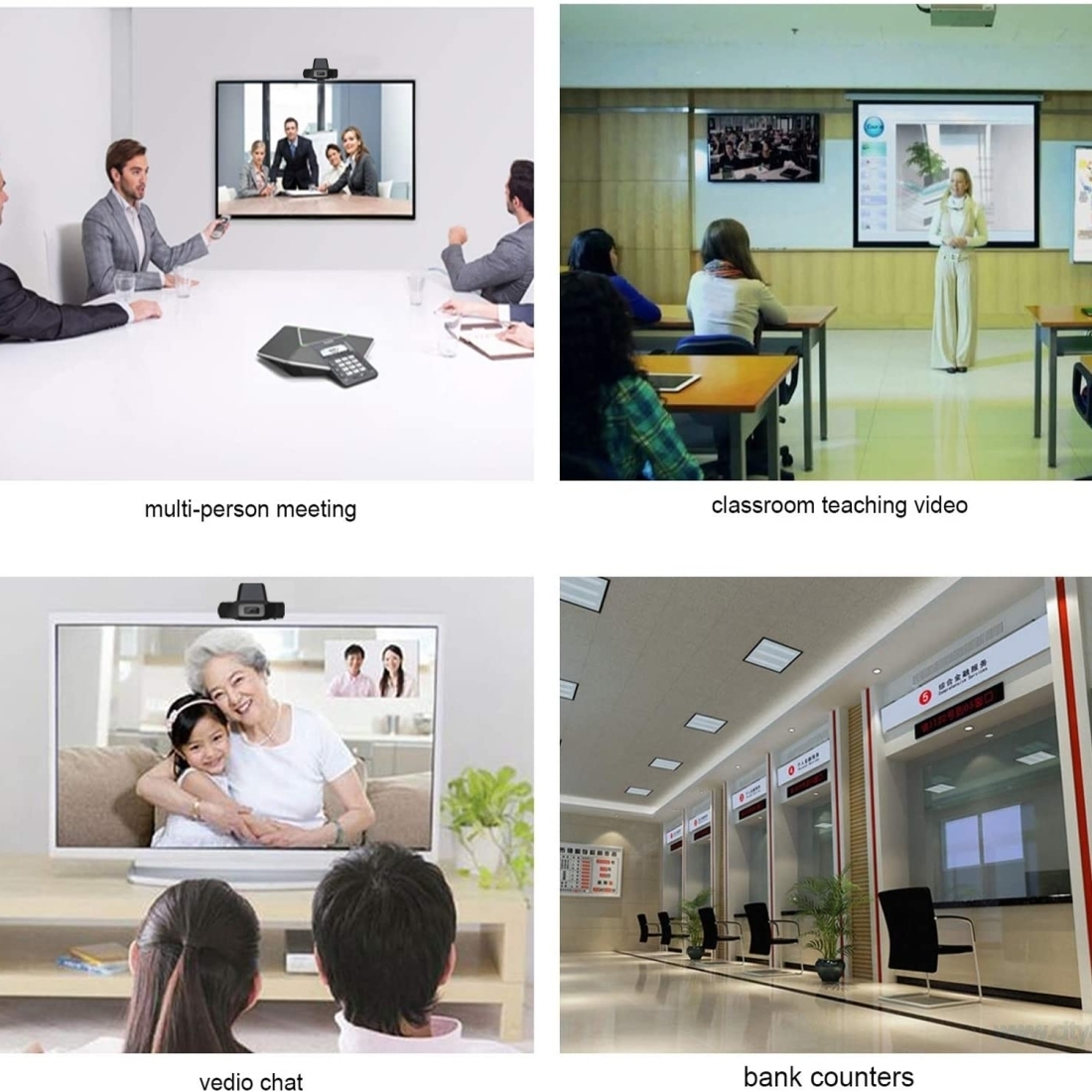 1080P 30fps HD Computer Camera Integrated Microphone USB Web Cam