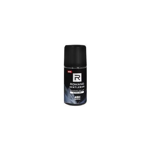 Romano Gentleman Roll-On Deodorant 50ml - Black, Alcohol-Free, Long-Lasting, Masculine Fragrance