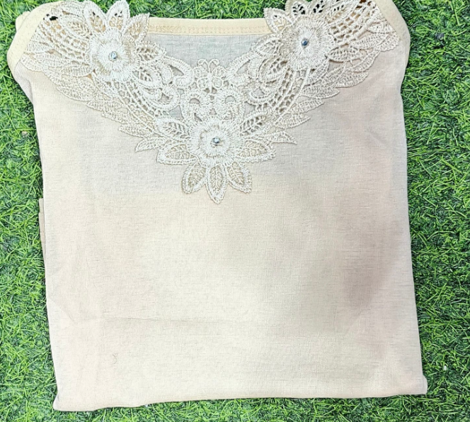 Girls' Lace Trimmed Camisole Tank Top - Elegant Embroidered Spaghetti Strap Innerwear
