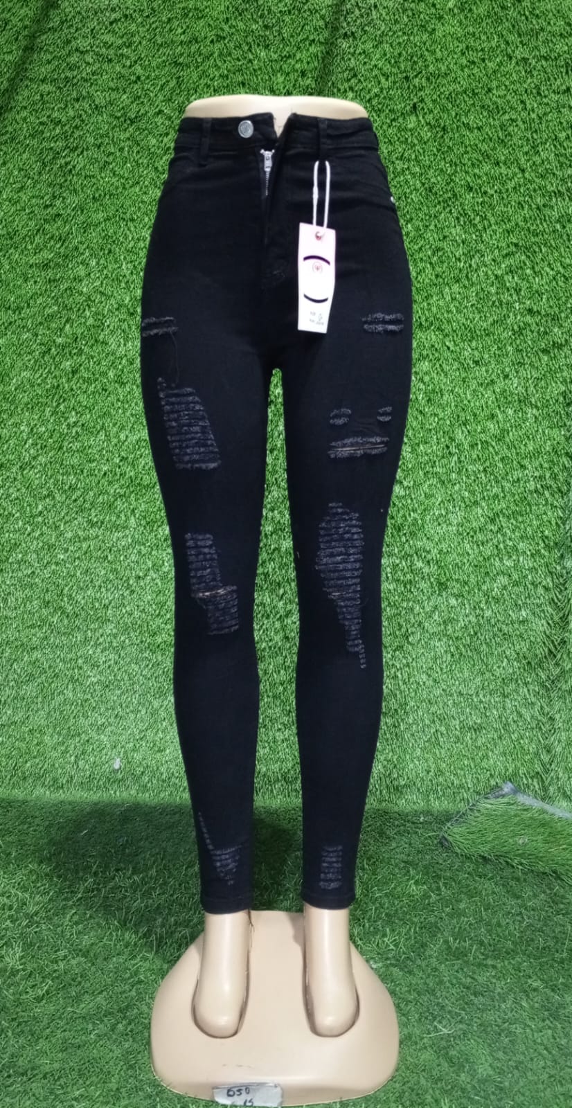 🔥 Fashion Women’s Stretch Denim Jeans – High Waist Rugged Skinny Ladies' Trousers | Trendy Casual Blue Jeans Pants Size 27-34
