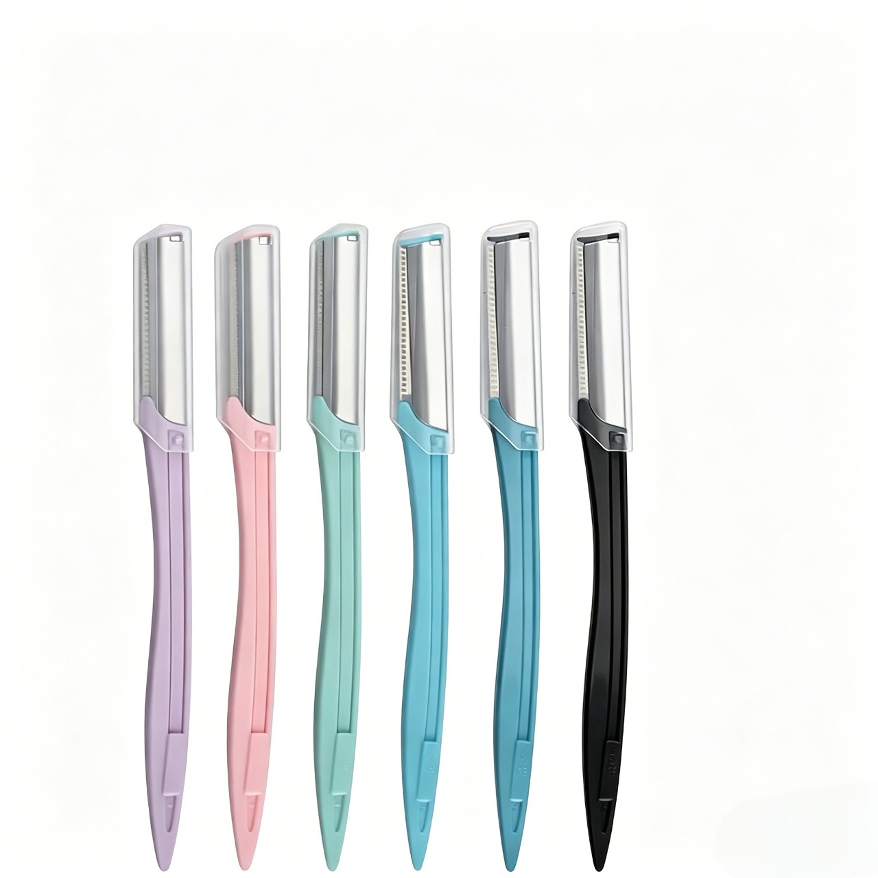 5PCS/Set Professional Eyebrow Trimmer Razor - Micro-Guard Safety Blade Facial Hair Remover Shaver for Women - Painless Eye Brow Shaping Tool