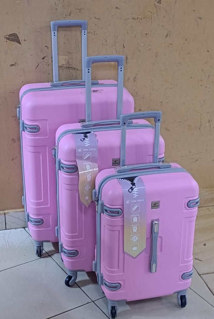 3 IN 1 Fibre LAXURIOUS SUITCASE BRIEFCASE TRAVEL Bag