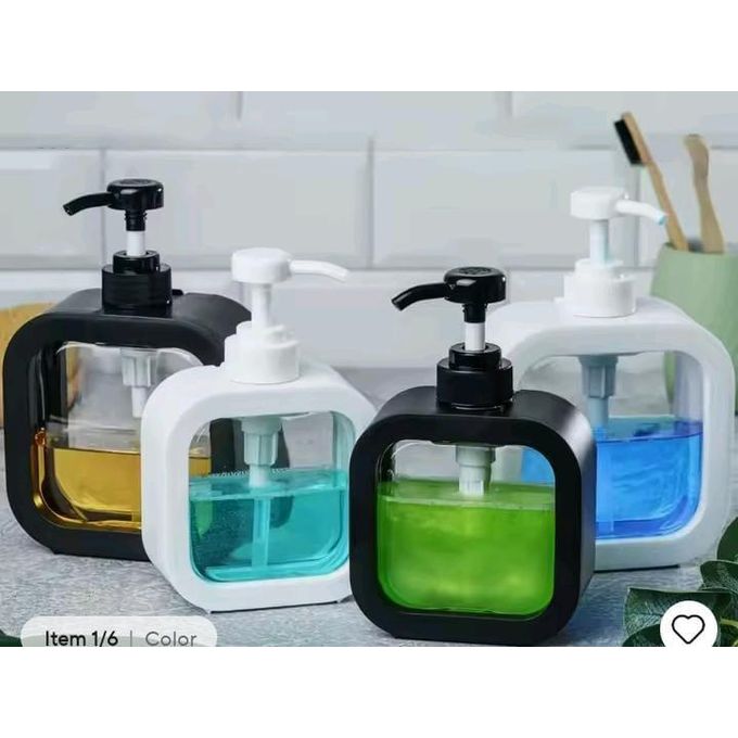 300ml Apothecary Dispenser Bottle - Refillable Pump for Shampoo, Lotion, Soap - Modern Bathroom & Kitchen Accessory
