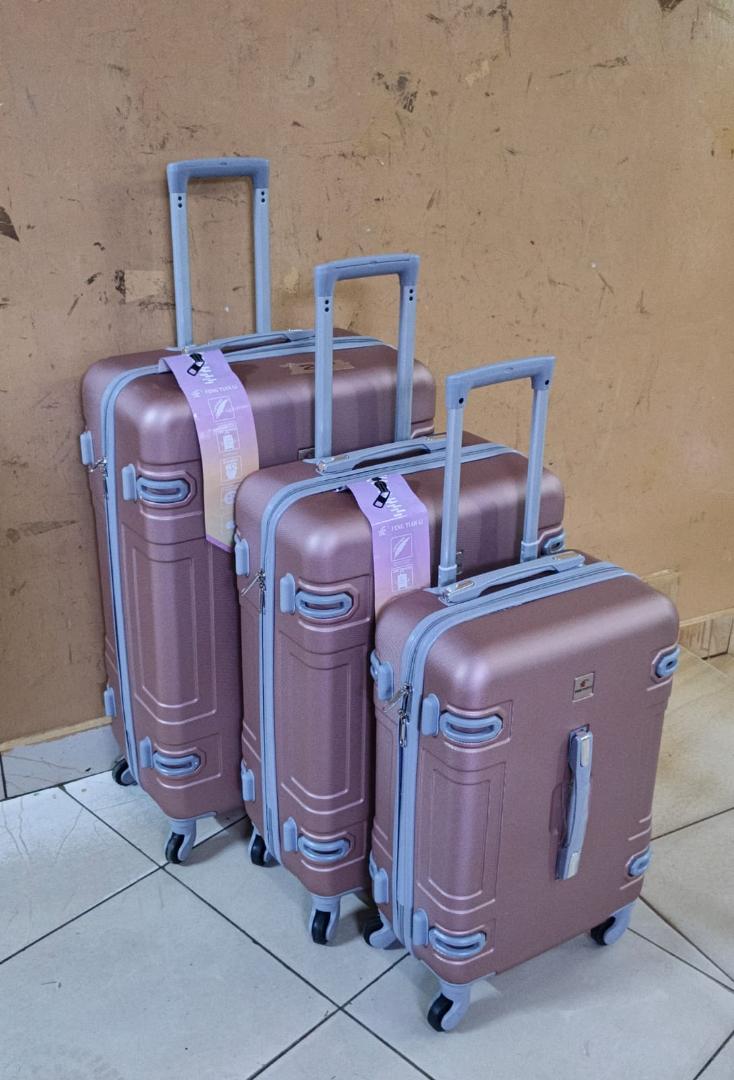 3 IN 1 Fibre LAXURIOUS SUITCASE BRIEFCASE TRAVEL Bag