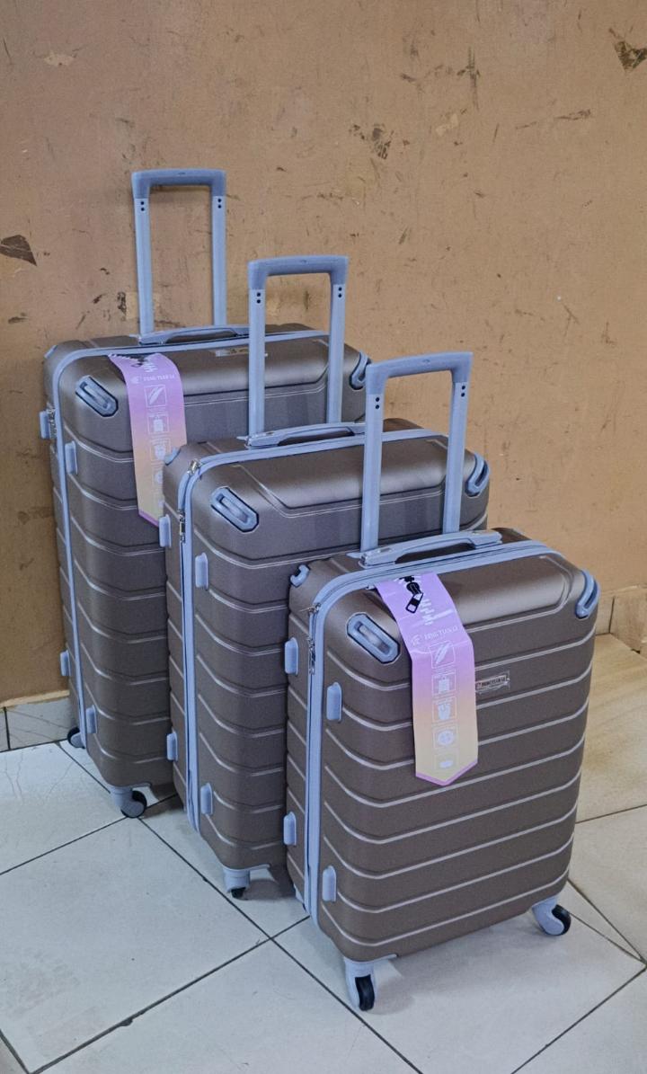 3 IN 1 Fibre LAXURIOUS SUITCASE BRIEFCASE TRAVEL Bag