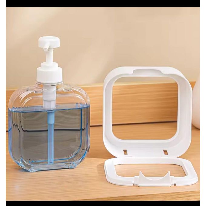 300ml Apothecary Dispenser Bottle - Refillable Pump for Shampoo, Lotion, Soap - Modern Bathroom & Kitchen Accessory
