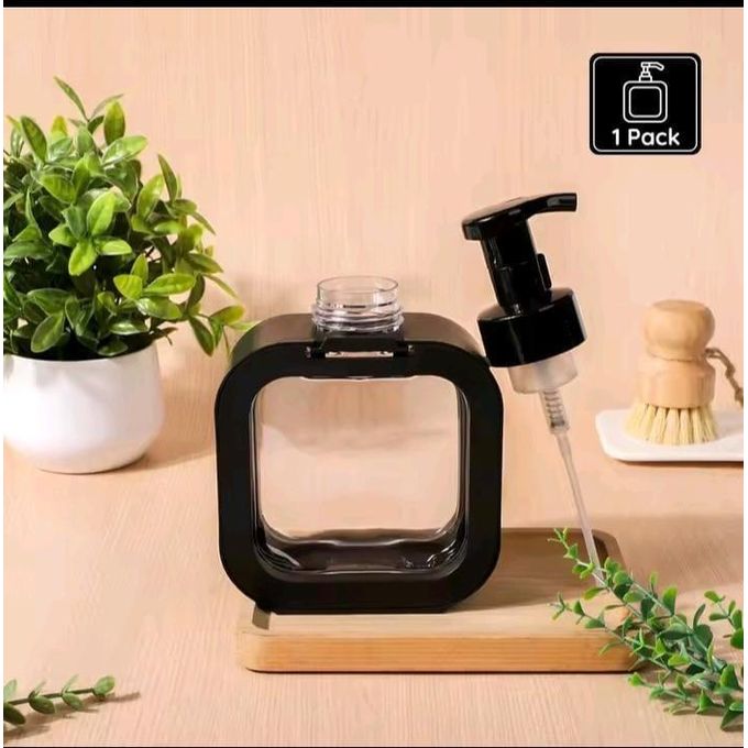 300ml Apothecary Dispenser Bottle - Refillable Pump for Shampoo, Lotion, Soap - Modern Bathroom & Kitchen Accessory