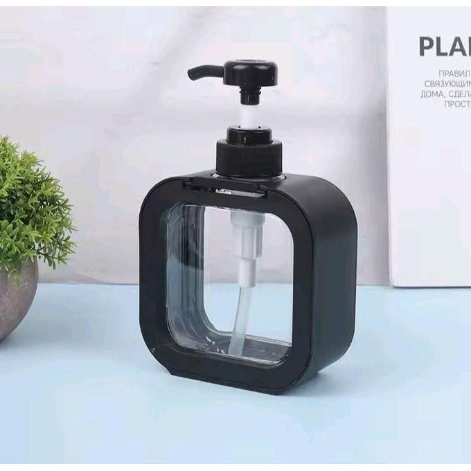 300ml Apothecary Dispenser Bottle - Refillable Pump for Shampoo, Lotion, Soap - Modern Bathroom & Kitchen Accessory