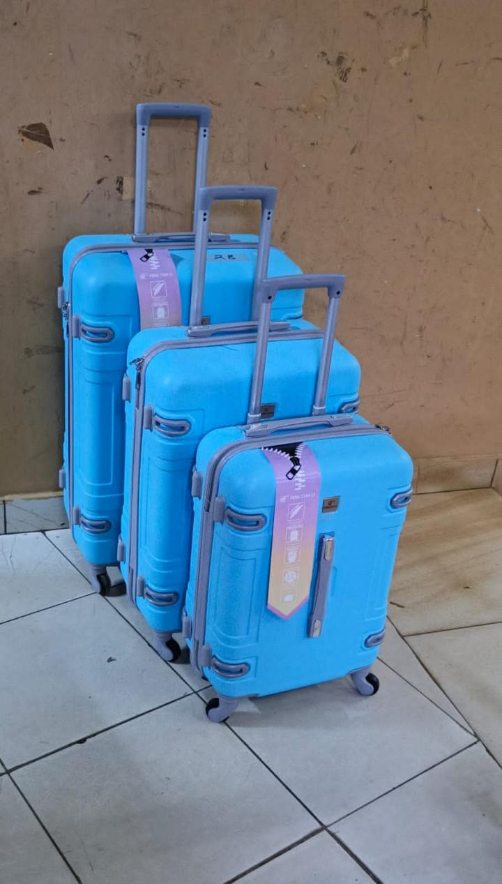 3 IN 1 Fibre LAXURIOUS SUITCASE BRIEFCASE TRAVEL Bag