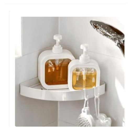 300ml Apothecary Dispenser Bottle - Refillable Pump for Shampoo, Lotion, Soap - Modern Bathroom & Kitchen Accessory