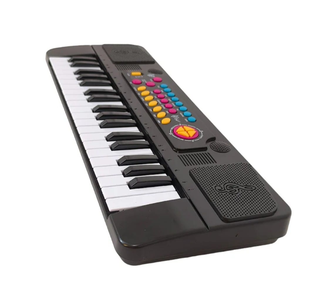 37 Keys Kids Keyboard Piano + Microphone – Electronic Music Instrument for Children, Educational Digital Organ with USB Power